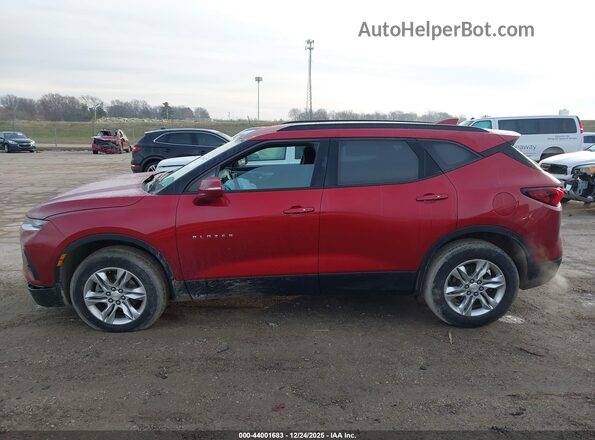 3GNKBBRA4KS591432 2019 CHEVROLET BLAZER Red სალონის 360-გრადუსიანი ხედი