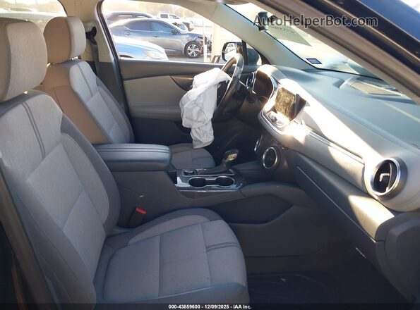 3GNKBBRA4LS544726 2020 CHEVROLET BLAZER Dark Blue Widok wnętrza z przodu