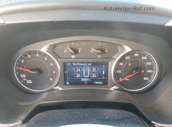 3GNKBCR41NS164357 2022 CHEVROLET BLAZER White Vista del cuadro de instrumentos