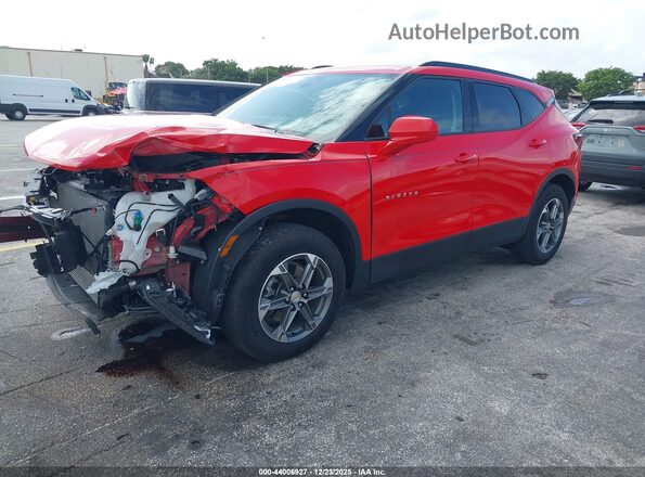 3GNKBCR42PS228778 2023 CHEVROLET BLAZER Red Front left