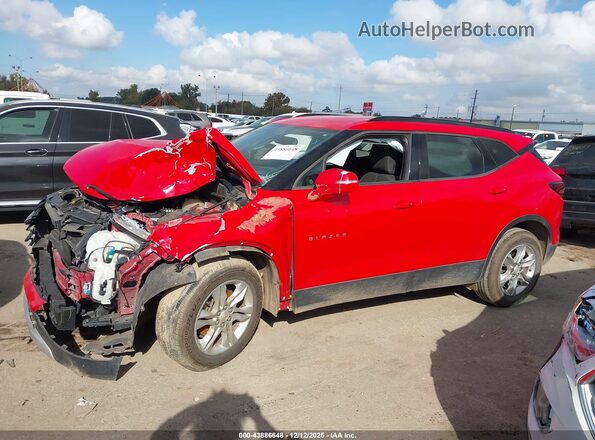 3GNKBCRS1LS684084 2020 CHEVROLET BLAZER Red Widok wnętrza 360 stopni