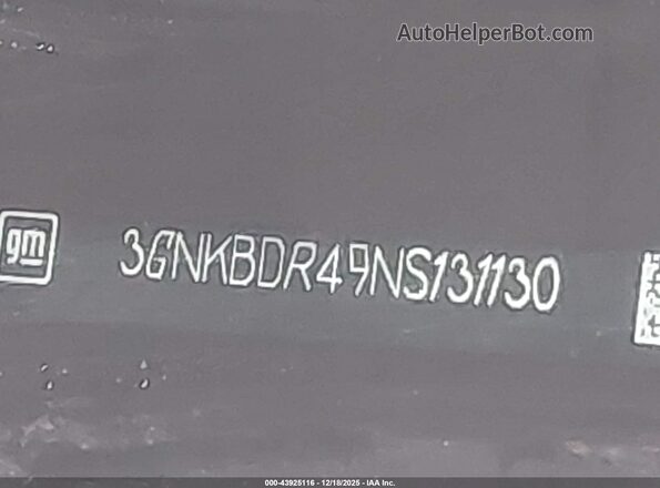 3GNKBDR49NS131130 2022 CHEVROLET BLAZER White Widok komory silnika
