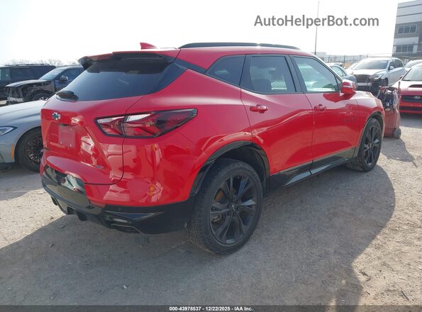 3GNKBERS6LS631585 2020 CHEVROLET BLAZER Красный Задняя правая четверть