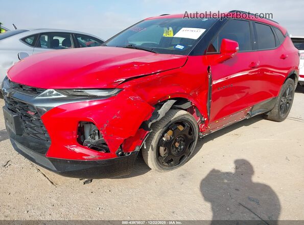 3GNKBERS6LS631585 2020 CHEVROLET BLAZER Красный Вид спереди