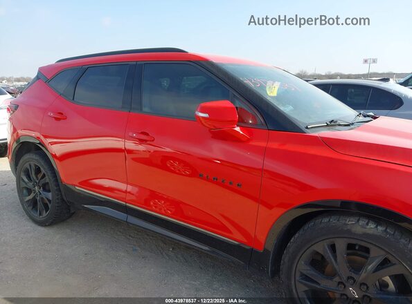 3GNKBERS6LS631585 2020 CHEVROLET BLAZER Красный Вид задней части салона