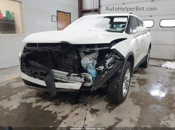 3GNKBHR4XLS707344 2020 CHEVROLET BLAZER White ხელსაწყოთა პანელის ხედი