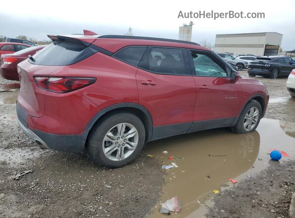 3GNKBHRS1MS556376 2021 CHEVROLET BLAZER Red Trasero derecho