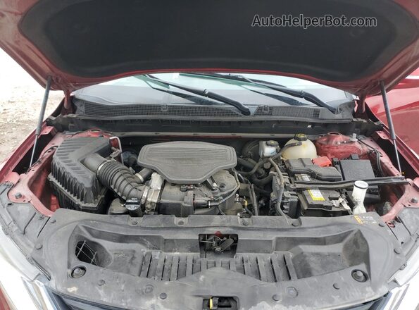 3GNKBHRS1MS556376 2021 CHEVROLET BLAZER Red Vista del compartimento del motor