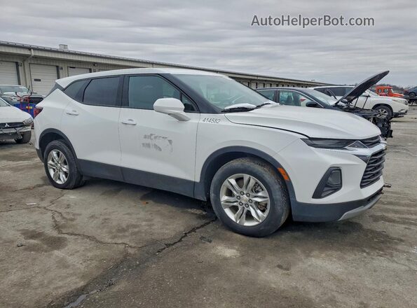 3GNKBHRS6MS548421 2021 CHEVROLET BLAZER Белый Передняя правая четверть