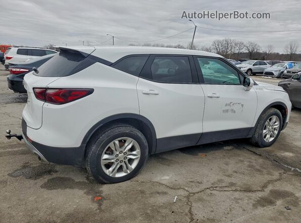 3GNKBHRS6MS548421 2021 CHEVROLET BLAZER Белый Задняя правая четверть