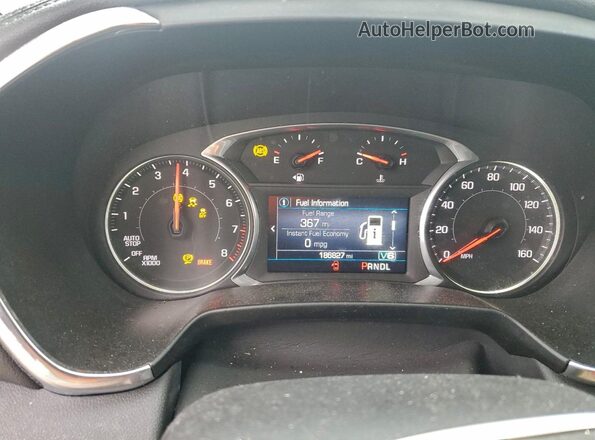 3GNKBHRS6MS548421 2021 CHEVROLET BLAZER Белый Вид щитка приборов