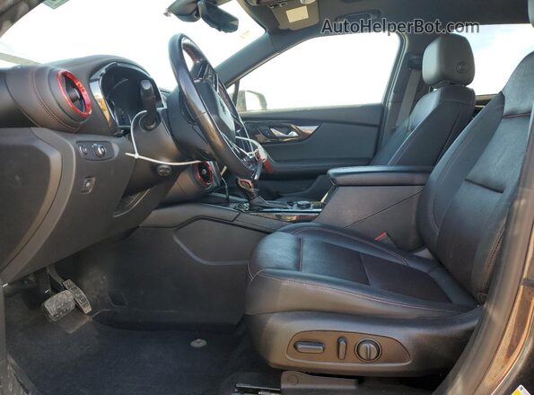 3GNKBKRS4MS526320 2021 CHEVROLET BLAZER Black Widok wnętrza z przodu