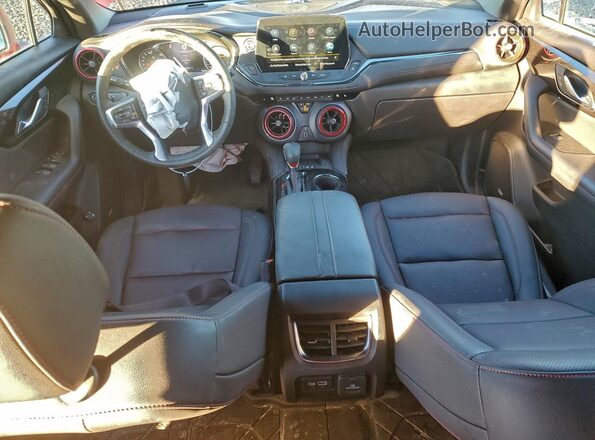 3GNKBKRS5RS146359 2024 CHEVROLET BLAZER Red Widok deski rozdzielczej