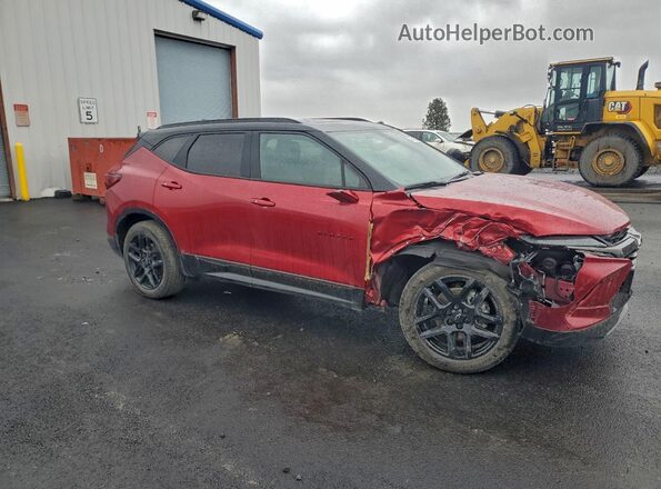 3GNKBKRS5RS146359 2024 CHEVROLET BLAZER Red Przód prawy