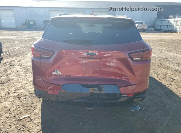 3GNKBKRS6PS173454 2023 CHEVROLET BLAZER Red Vista trasera