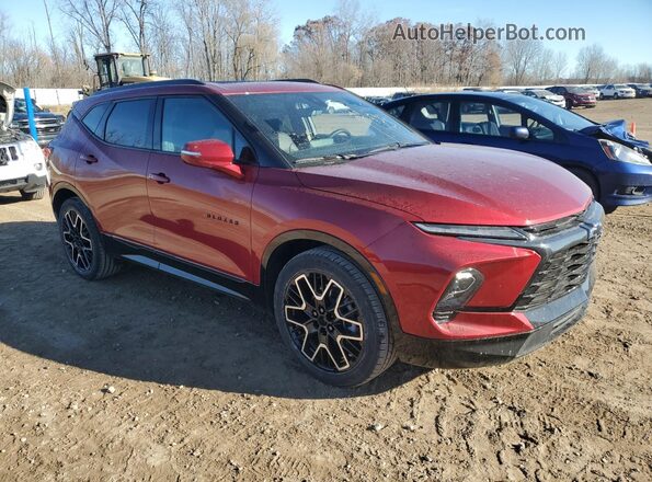 3GNKBKRS6PS173454 2023 CHEVROLET BLAZER Red Delantero derecho