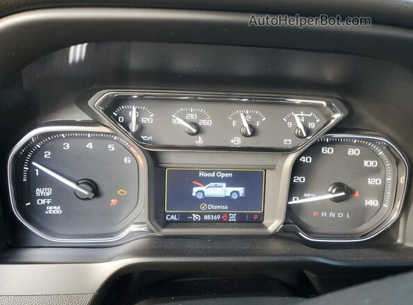 3GTP9CEK5NG143836 2022 GMC SIERRA Черный Вид щитка приборов
