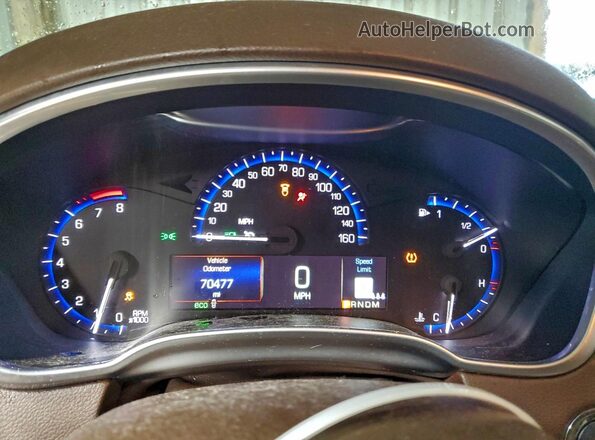 3GYFNDE31GS577946 2016 CADILLAC SRX Red Vista del cuadro de instrumentos