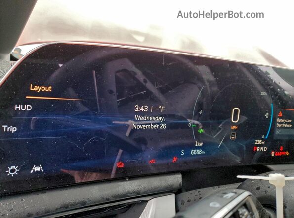 3GYK3GMR3SS161420 2025 CADILLAC OPTIQ Красный Вид щитка приборов
