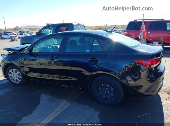 3KPA24AD0NE477646 2022 KIA RIO Black სალონის 360-გრადუსიანი ხედი