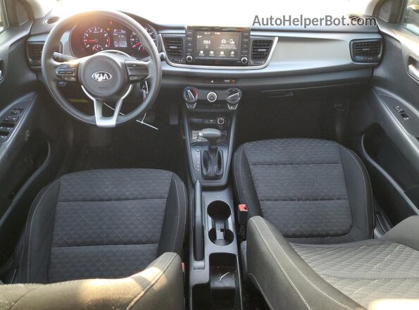 3KPA24AD1LE334878 2020 KIA RIO Black Vista del salpicadero