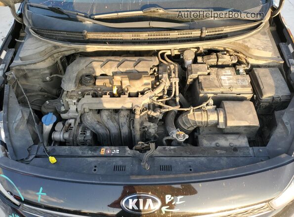 3KPA24AD1LE334878 2020 KIA RIO Black Vista interior trasera
