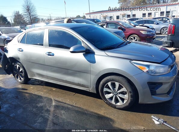 3KPA24AD1NE433574 2022 KIA RIO Gray უკანა სალონის ხედი