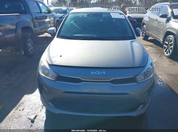 3KPA24AD1NE433574 2022 KIA RIO Gray ხელსაწყოთა პანელის ხედი