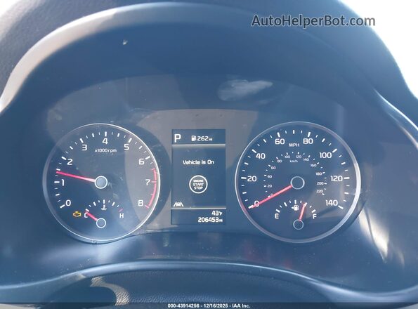 3KPA24AD1NE433574 2022 KIA RIO Gray უკანა სავარძლების ხედი
