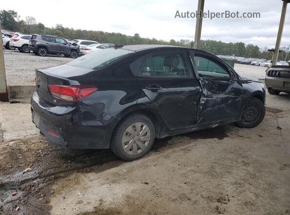 3KPA24AD2LE260077 2020 KIA RIO Black უკანა მარჯვენა