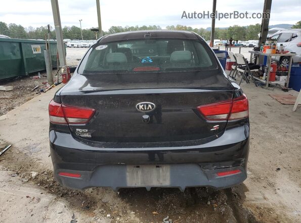 3KPA24AD2LE260077 2020 KIA RIO Black უკანა ხედი