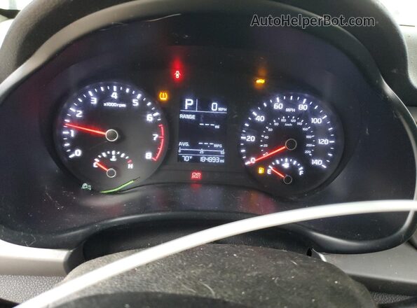 3KPA24AD2LE260077 2020 KIA RIO Black ხელსაწყოთა პანელის ხედი