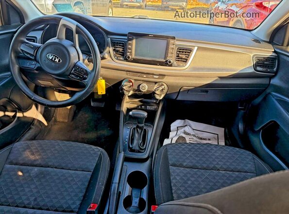 3KPA24AD2LE297615 2020 KIA RIO Белый Вид щитка приборов