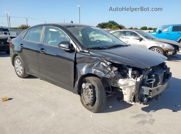 3KPA24AD2NE464221 2022 KIA RIO Black Передня права чверть