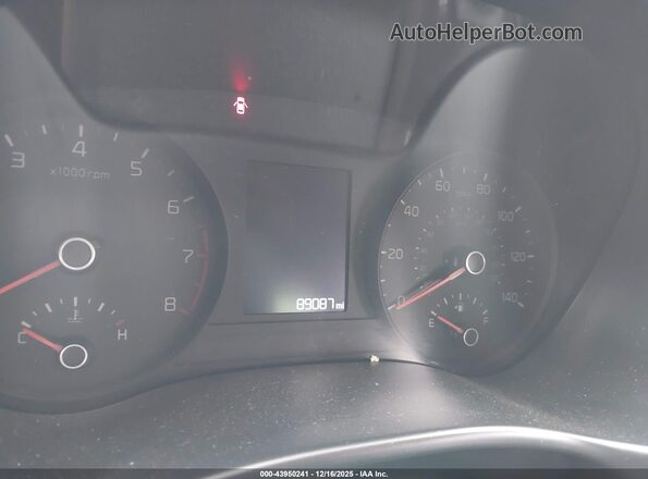 3KPA24AD3LE273131 2020 KIA RIO Red Вид задніх сидінь
