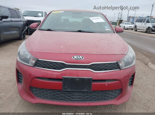 3KPA24AD3LE273131 2020 KIA RIO Red Вид щитка приладів