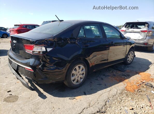 3KPA24AD3NE466611 2022 KIA RIO Black Trasero derecho
