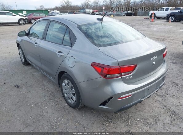 3KPA24AD3NE478015 2022 KIA RIO Gray უკანა მარცხენა