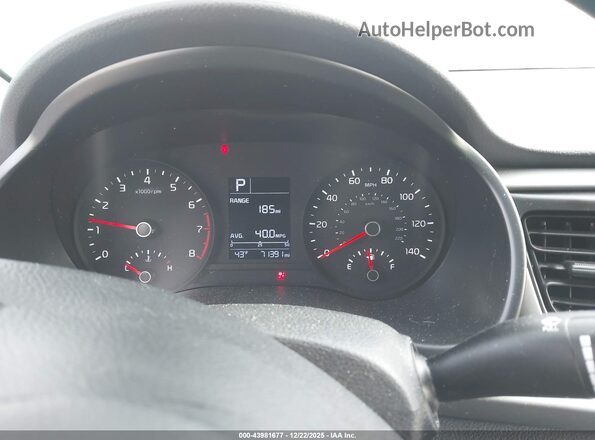 3KPA24AD3NE478015 2022 KIA RIO Gray უკანა სავარძლების ხედი