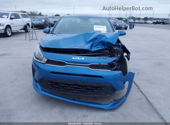 3KPA24AD3NE478306 2022 KIA RIO Blue Սարքավորումների վահանակի տեսք