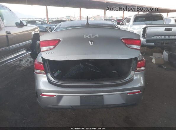 3KPA24AD4NE474829 2022 KIA RIO Gray 