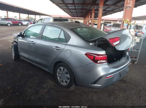 3KPA24AD4NE474829 2022 KIA RIO Gray Հետևի ձախ