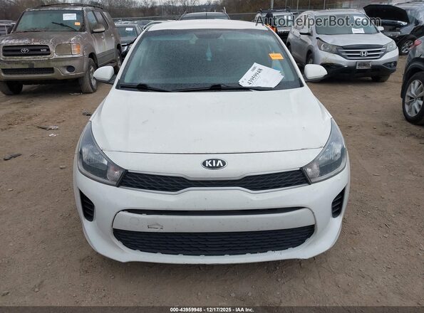 3KPA24AD6LE298928 2020 KIA RIO White Widok zestawu wskaźników