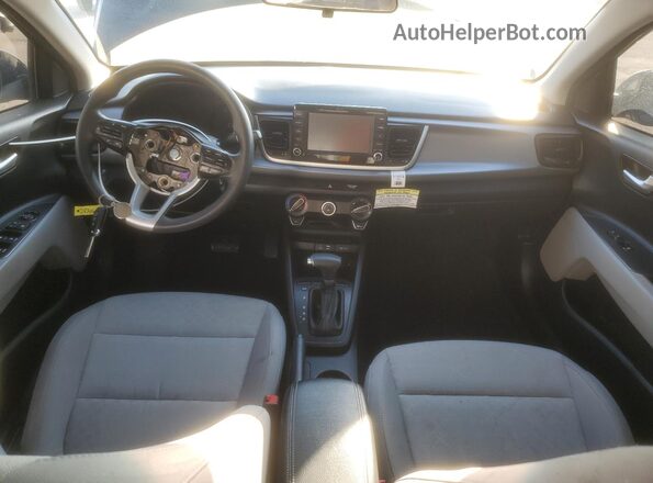3KPA24AD7LE283063 2020 KIA RIO Черный Вид панели приборов