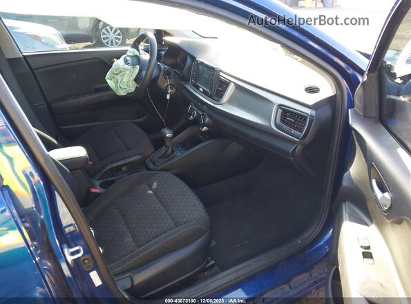 3KPA24AD7LE331225 2020 KIA RIO Blue Widok wnętrza z przodu