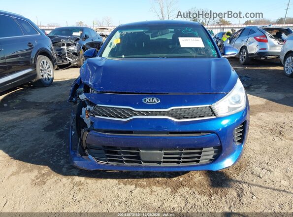 3KPA24AD7LE331225 2020 KIA RIO Blue Widok wnętrza z tyłu