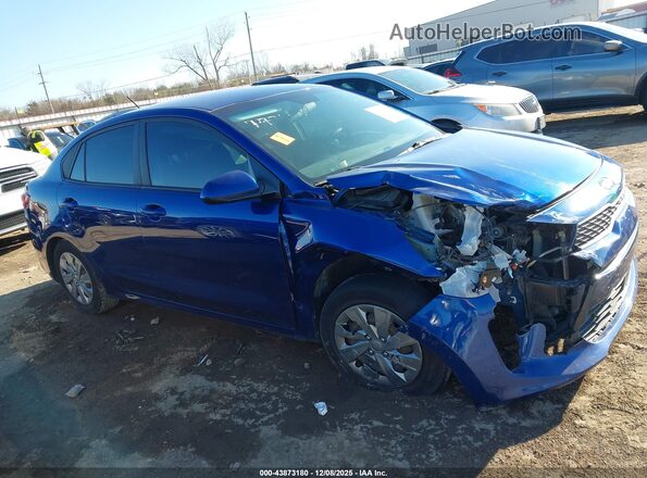 3KPA24AD7LE331225 2020 KIA RIO Blue Widok wnętrza 360 stopni