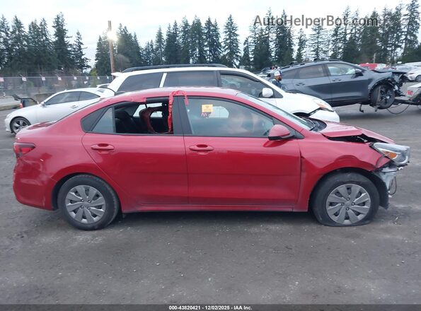 3KPA24AD8LE322288 2020 KIA RIO Red Widok zestawu wskaźników