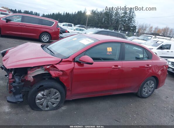 3KPA24AD8LE322288 2020 KIA RIO Red Widok wnętrza z tyłu