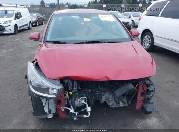 3KPA24AD8LE322288 2020 KIA RIO Red Widok deski rozdzielczej